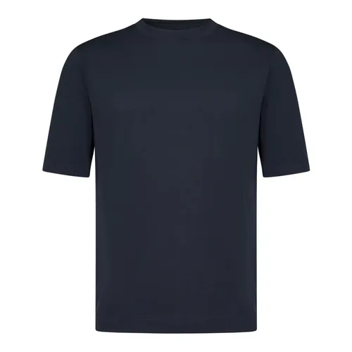 Malo - Tops > T-Shirts - Blue - Malo - Modalova