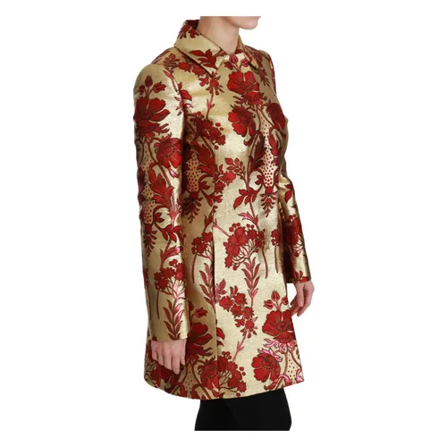 Coats > Single-Breasted Coats - - Dolce & Gabbana - Modalova