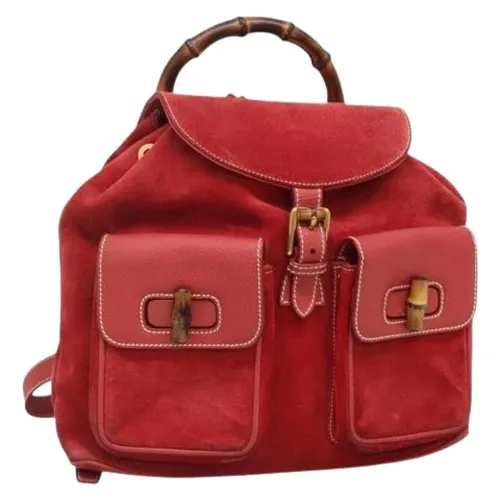 Pre-owned > Pre-owned Bags > Pre-owned Backpacks - - Gucci Vintage - Modalova