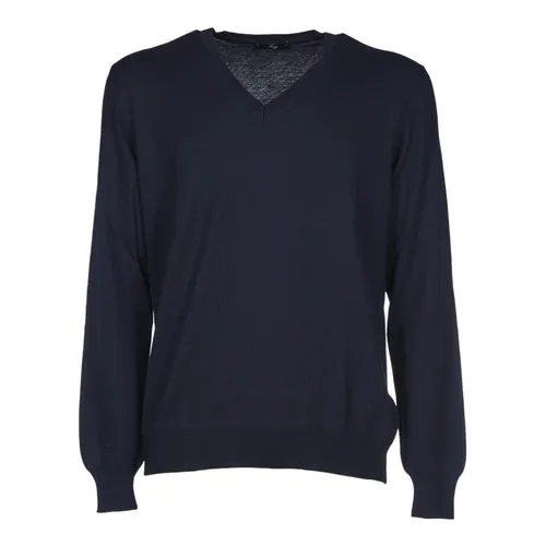 Knitwear > V-neck Knitwear - - Fay - Modalova