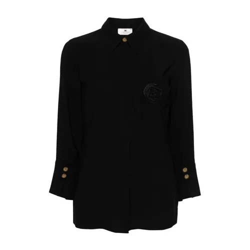 Blouses & Shirts > Shirts - - Elisabetta Franchi - Modalova