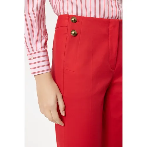 Trousers > Wide Trousers - - Luisa Cerano - Modalova