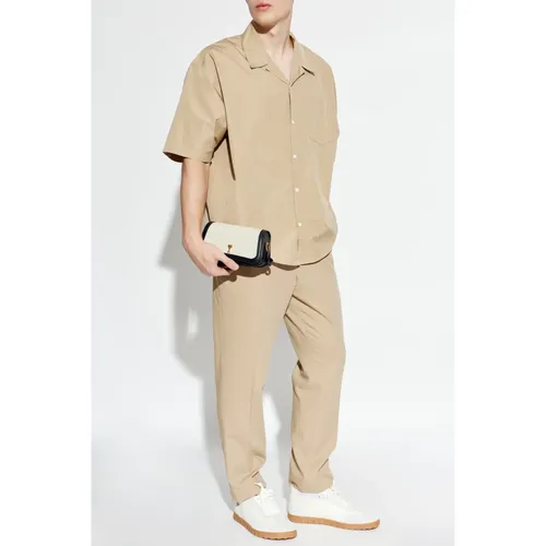 Trousers > Straight Trousers - - Ami Paris - Modalova