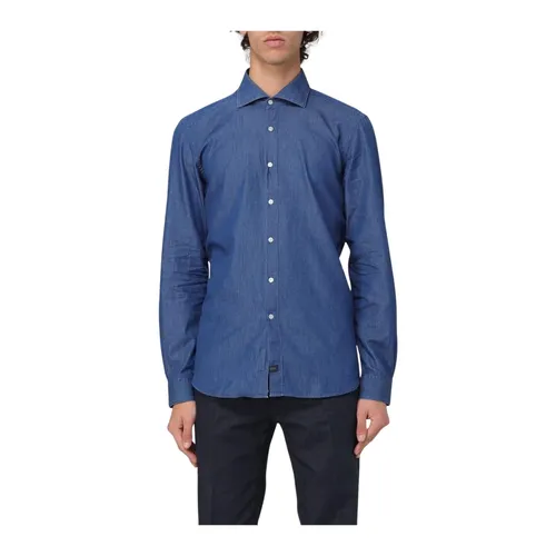 Shirts > Denim Shirts - - Fay - Modalova