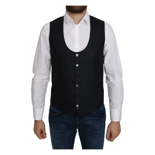Suits > Suit Vests - - Dolce & Gabbana - Modalova