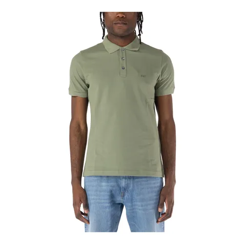 Fay - Tops > Polo Shirts - Green - Fay - Modalova