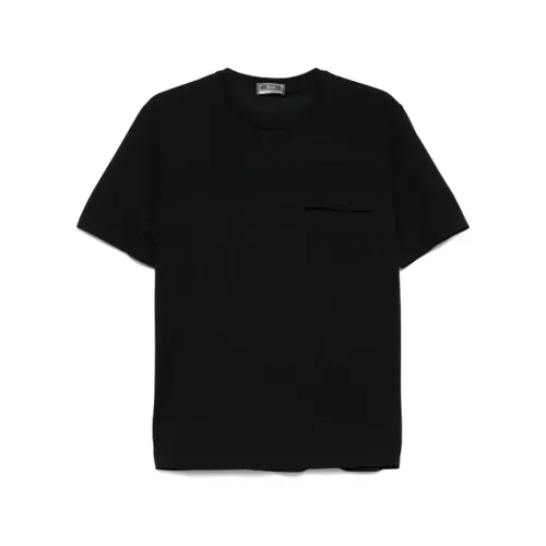 Herno - Tops > T-Shirts - Black - Herno - Modalova