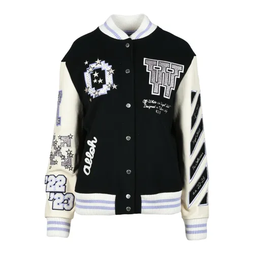 Jackets > Bomber Jackets - - Off White - Modalova