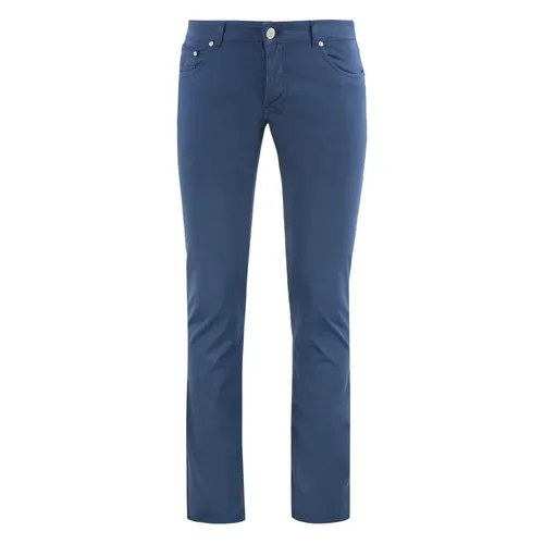 Moorer - Trousers > Chinos - Blue - Moorer - Modalova