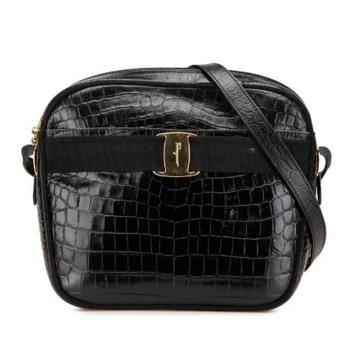 Pre-owned > Pre-owned Bags > Pre-owned Cross Body Bags - - Salvatore Ferragamo Pre-owned - Modalova