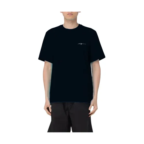 Msgm - Tops > T-Shirts - Blue - Msgm - Modalova