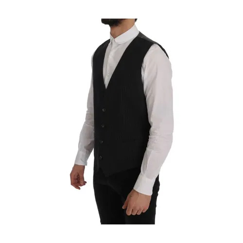 Suits > Suit Vests - - Dolce & Gabbana - Modalova