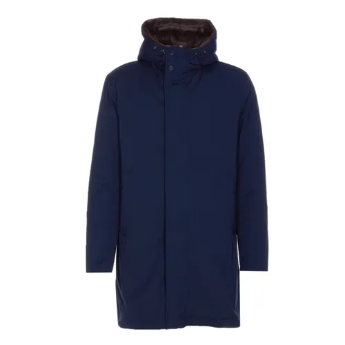 Herno - Coats > Parkas - Blue - Herno - Modalova