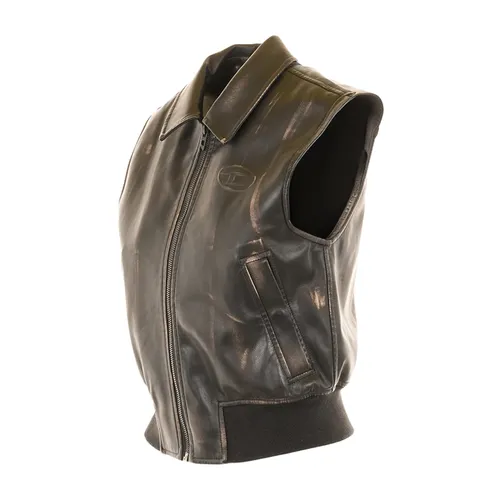 Diesel - Jackets > Vests - Brown - Diesel - Modalova