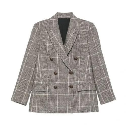 Jackets > Blazers - - Brunello Cucinelli - Modalova