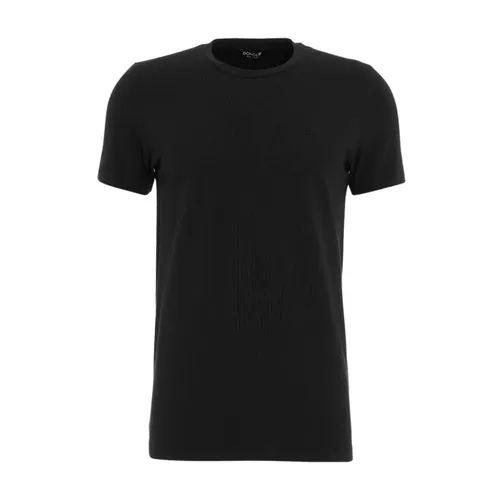 Dondup - Tops > T-Shirts - Black - Dondup - Modalova