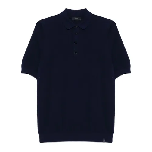 Fay - Tops > Polo Shirts - Blue - Fay - Modalova