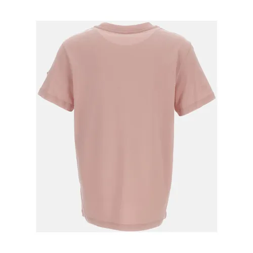 Moncler - Tops > T-Shirts - Pink - Moncler - Modalova