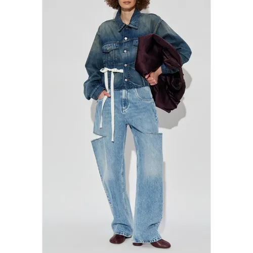 Jackets > Denim Jackets - - MM6 Maison Margiela - Modalova