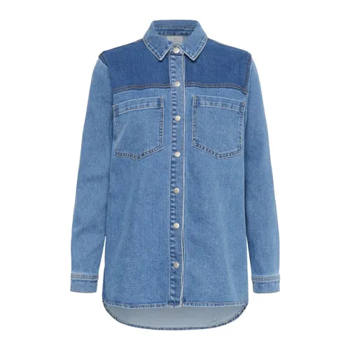 Blouses & Shirts > Denim Shirts - - Kaffe - Modalova