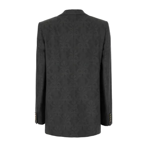 Etro - Jackets > Blazers - Gray - Etro - Modalova