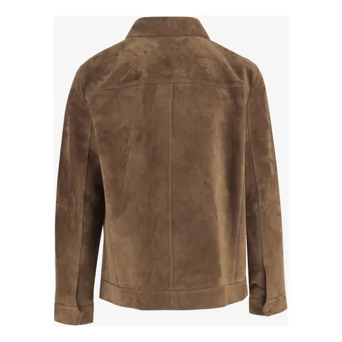 Jackets > Leather Jackets - - Yves Salomon - Modalova