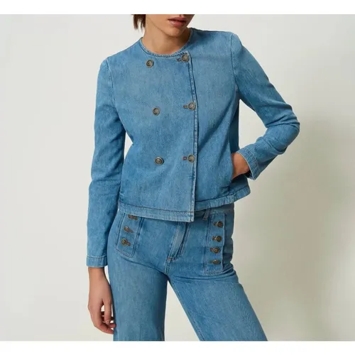 Jackets > Denim Jackets - - Twinset - Modalova