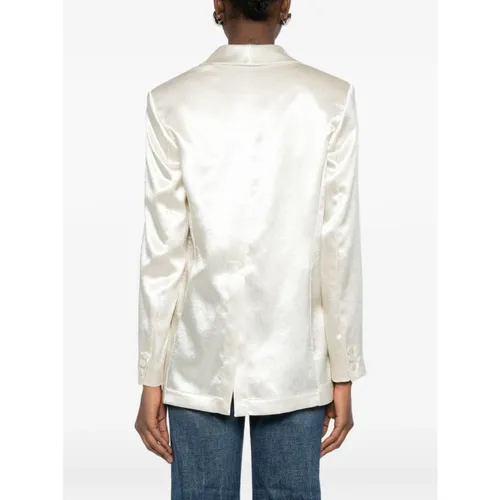 Alysi - Jackets > Blazers - White - Alysi - Modalova
