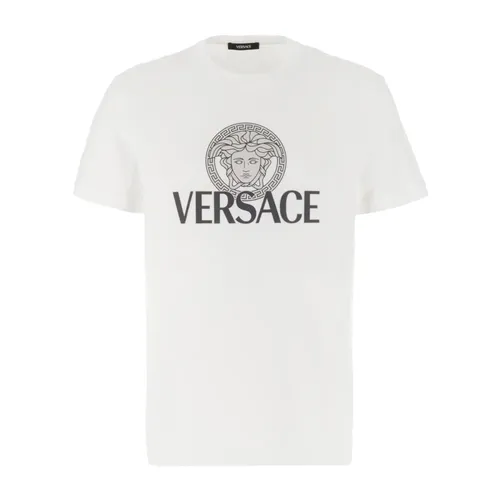 Versace - Tops > T-Shirts - White - Versace - Modalova