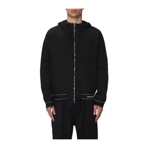 Sweatshirts & Hoodies > Zip-throughs - - Emporio Armani - Modalova