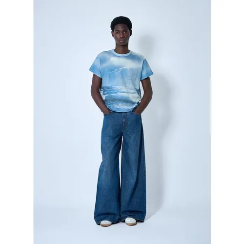 ERL - Tops > T-Shirts - Blue - ERL - Modalova