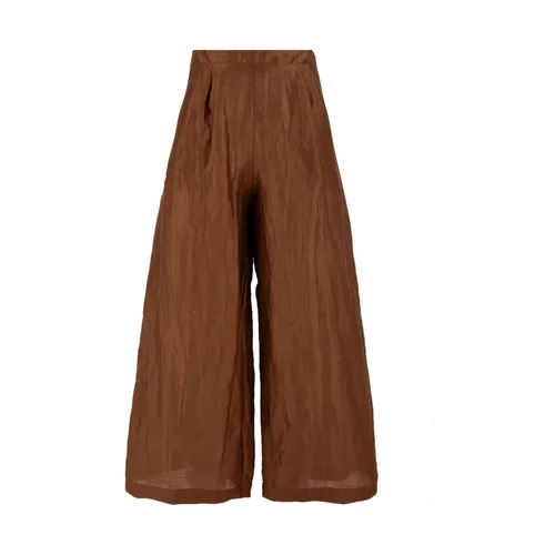 Trousers > Wide Trousers - - Akep - Modalova