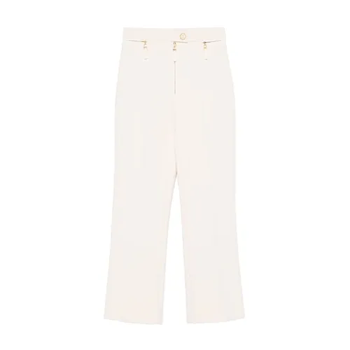 Trousers > Cropped Trousers - - Elisabetta Franchi - Modalova