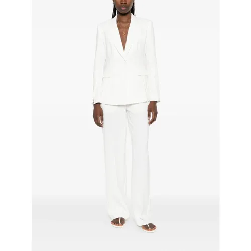 Pinko - Jackets > Blazers - White - Pinko - Modalova