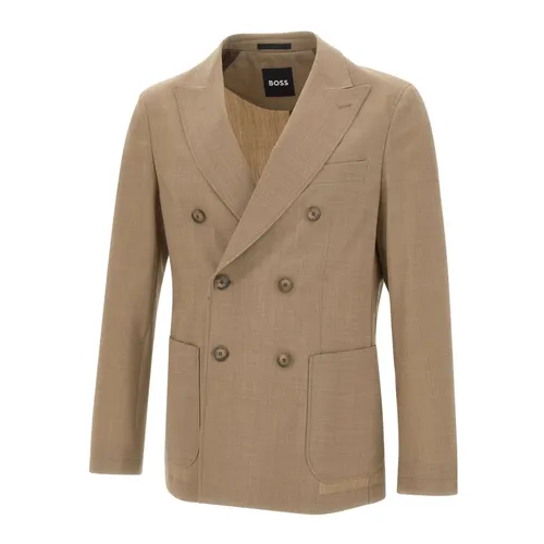 Hugo - Jackets > Blazers - Brown - Hugo - Modalova