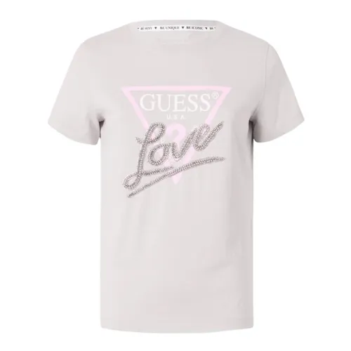 Guess - Tops > T-Shirts - White - Guess - Modalova