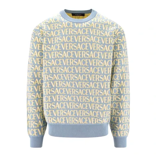 Knitwear > Round-neck Knitwear - - Versace - Modalova