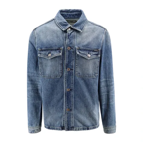Jackets > Denim Jackets - - Tom Ford - Modalova