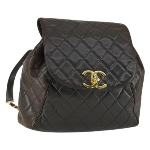Pre-owned > Pre-owned Bags > Pre-owned Backpacks - - Chanel Vintage - Modalova