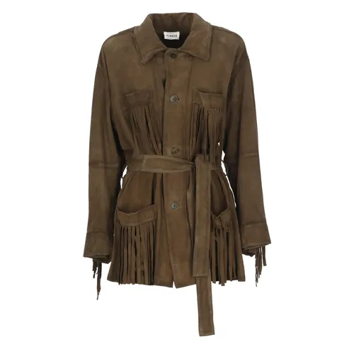 Jackets > Leather Jackets - - P.a.r.o.s.h. - Modalova