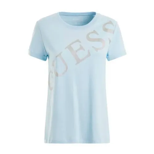 Guess - Tops > T-Shirts - Blue - Guess - Modalova