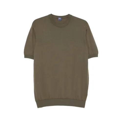 Fedeli - Tops > T-Shirts - Green - Fedeli - Modalova