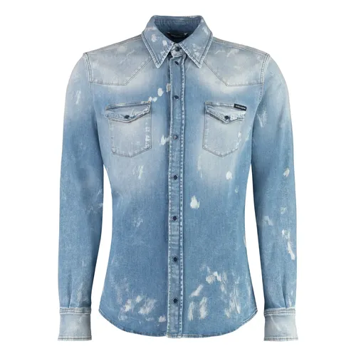 Shirts > Denim Shirts - - Dolce & Gabbana - Modalova