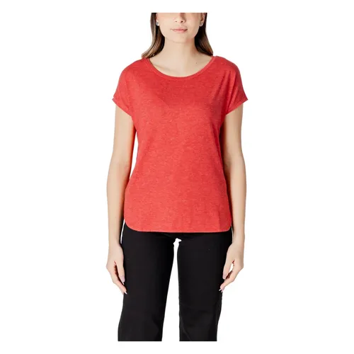 Ichi - Tops > T-Shirts - Red - Ichi - Modalova