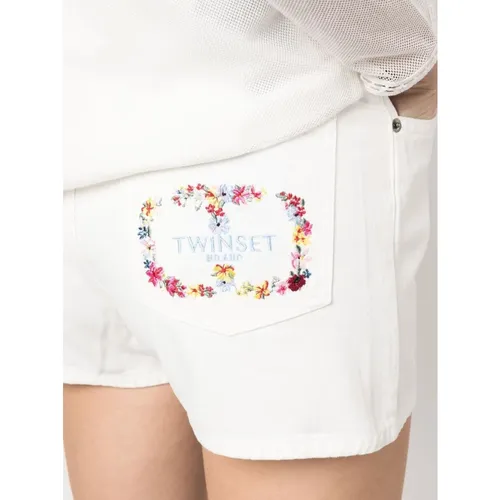 Shorts > Denim Shorts - - Twinset - Modalova