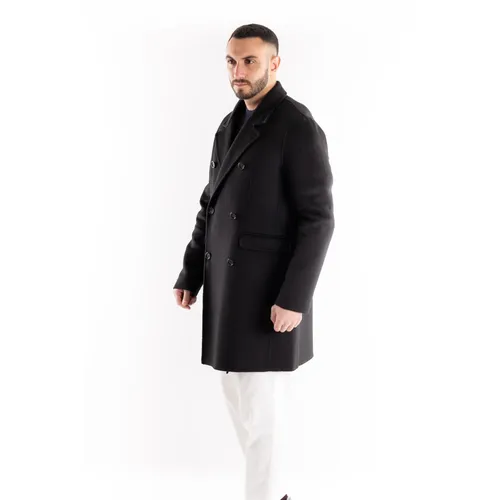 Coats > Double-Breasted Coats - - Paolo Pecora - Modalova