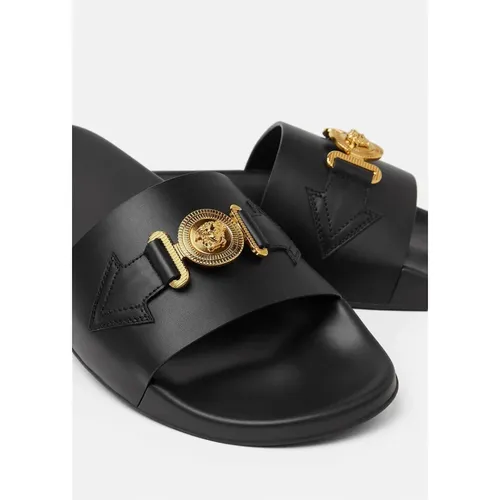 Shoes > Flip Flops & Sliders > Sliders - - Versace - Modalova