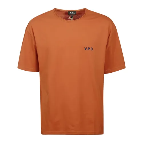 A.p.c. - Tops > T-Shirts - Red - A.p.c. - Modalova