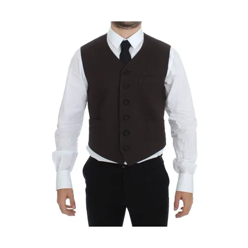 Suits > Suit Vests - - Dolce & Gabbana - Modalova