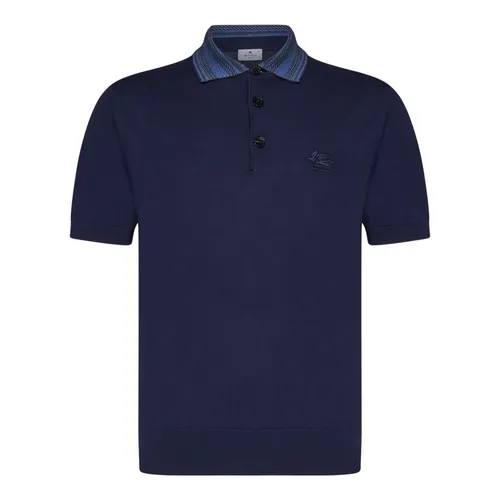 Etro - Tops > Polo Shirts - Blue - Etro - Modalova